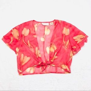 Dana Buchman 100% silk shirt
